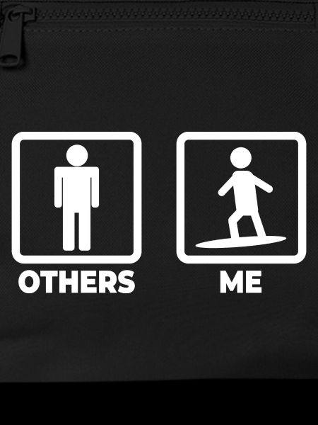 Surfer Stick Figure