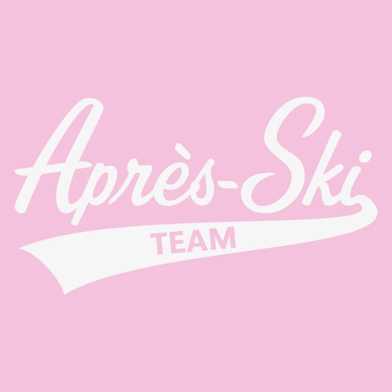 Après-Ski – Équipe (Lettrage / Après Ski / Blanc)