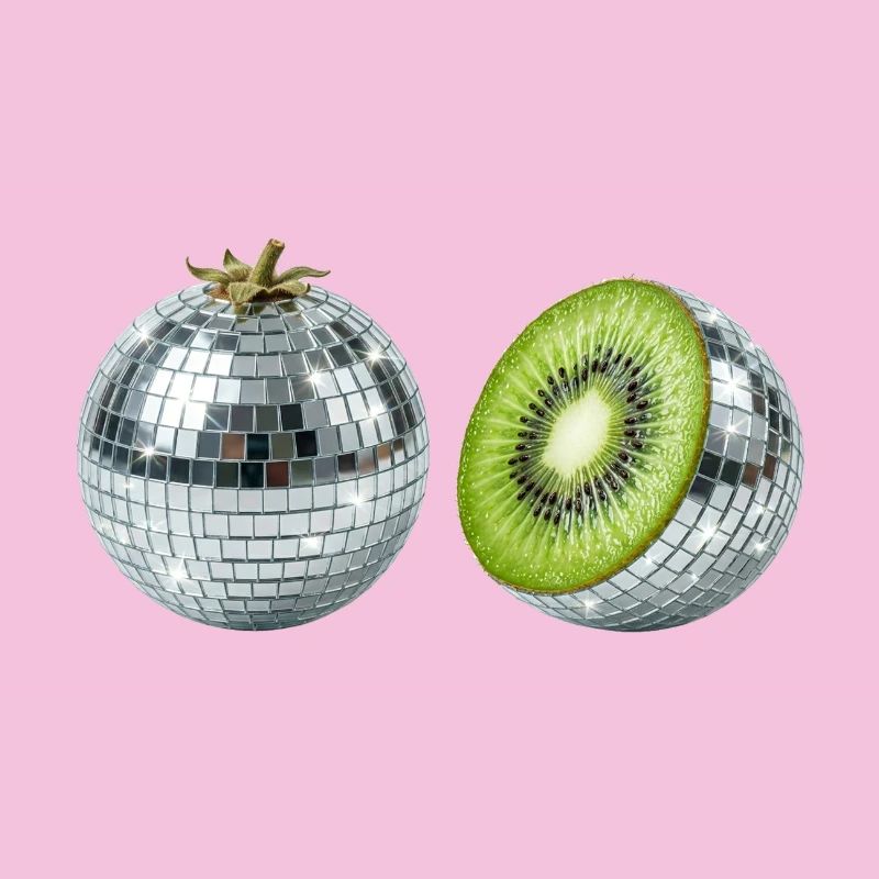 Balle Miroir Disco Kiwi