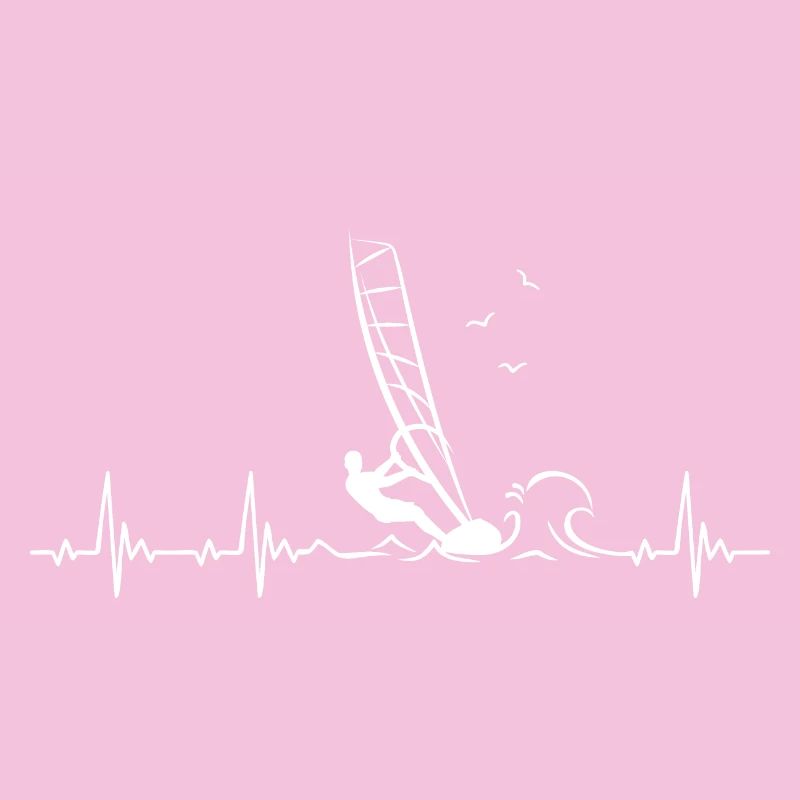 Windsurfing Heartbeat avec Windsurfer Gift