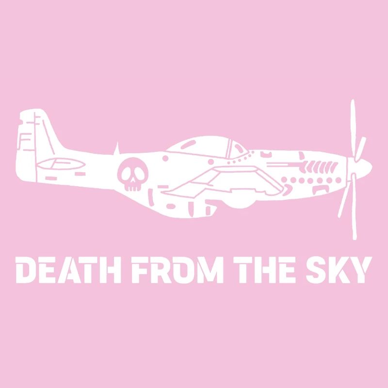 Avion de combat vintage (blanc)