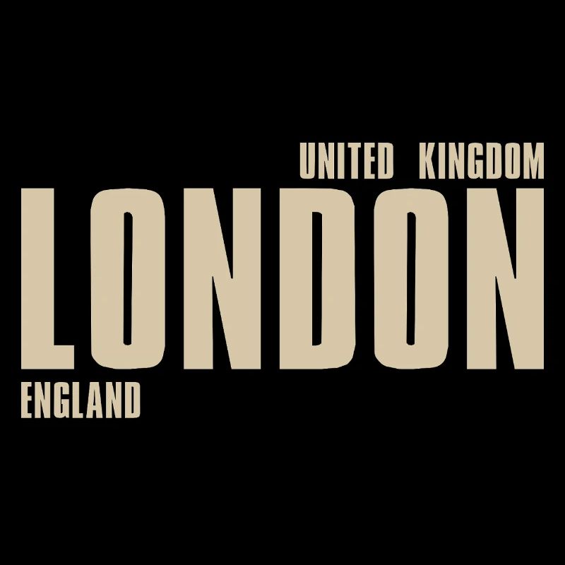 Typographie rétro de Londres