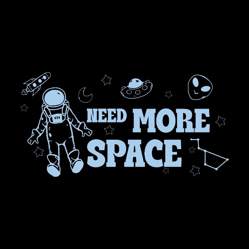 Besoin de plus d’espace – Drôle de proverbe sur l’espace