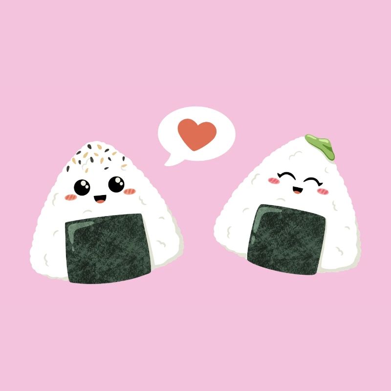 Onigiri Pärchen Liebe