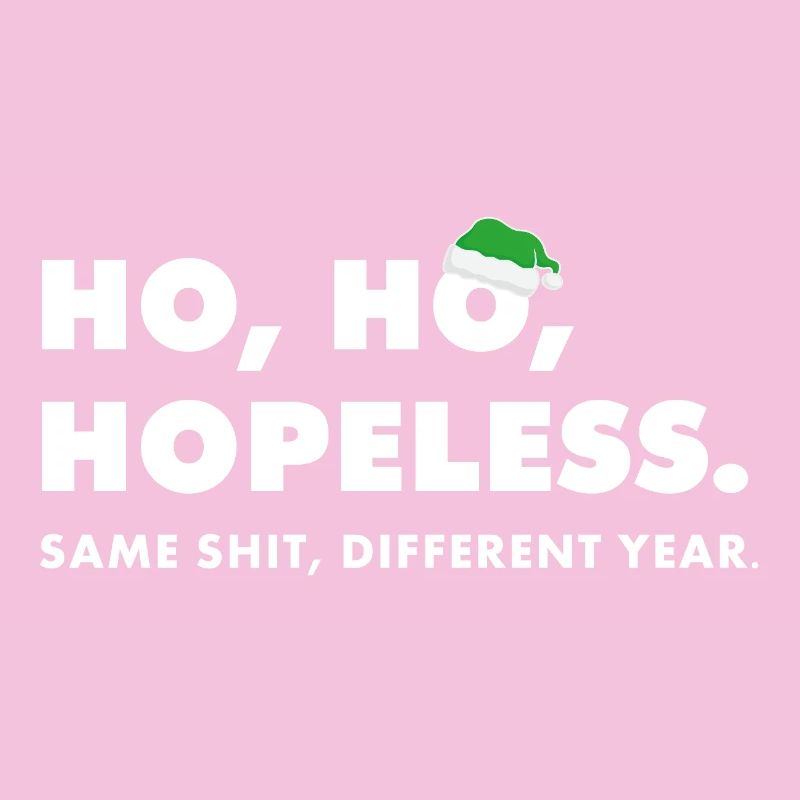 Ho ho désespéré : Expression anti-Noël