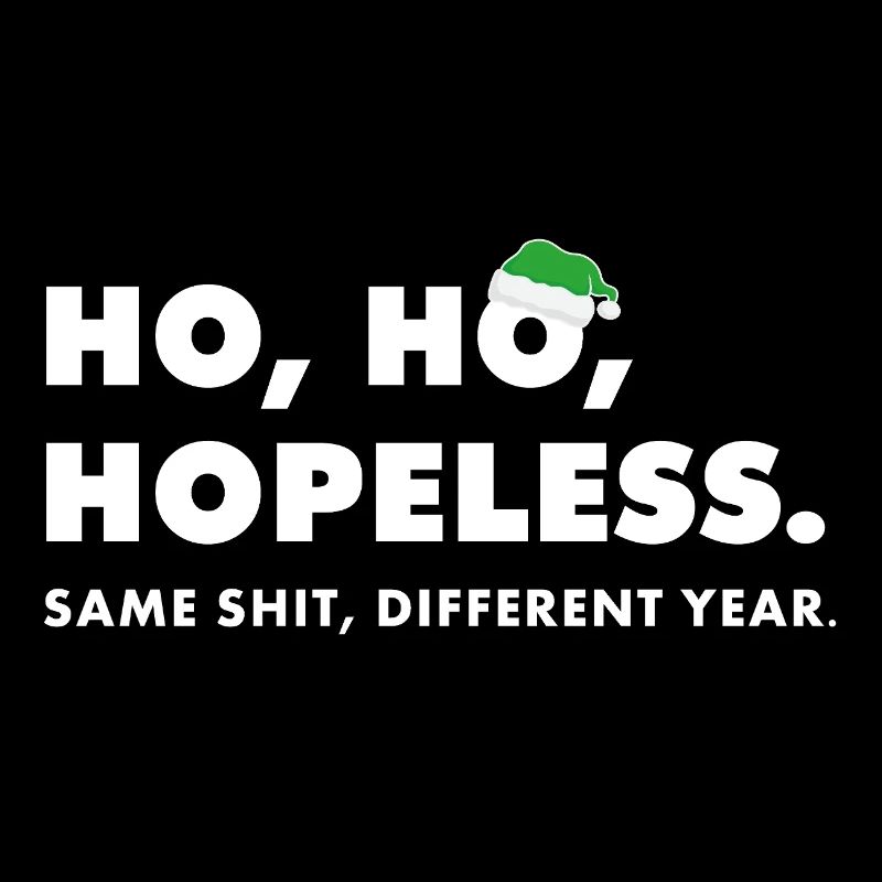 Ho ho désespéré : Expression anti-Noël