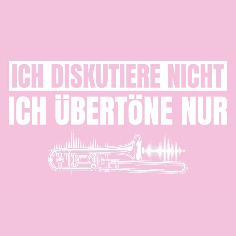 Posaune Ich diskutiere nicht Ich übertöne nur