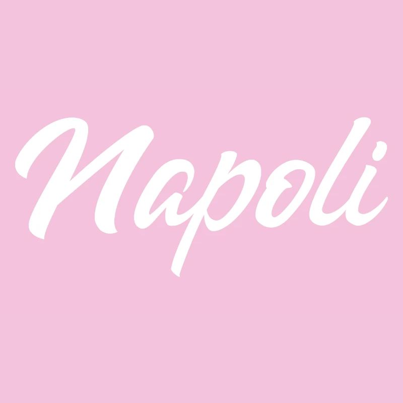 Napoli Script Schriftzug