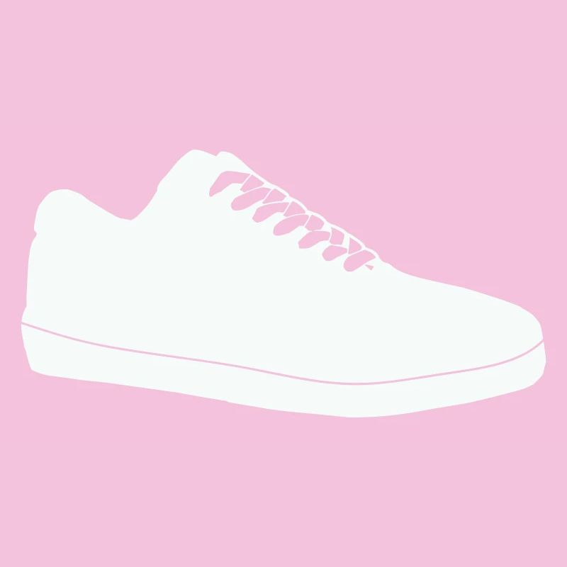 Shoe Silhouette Line Art