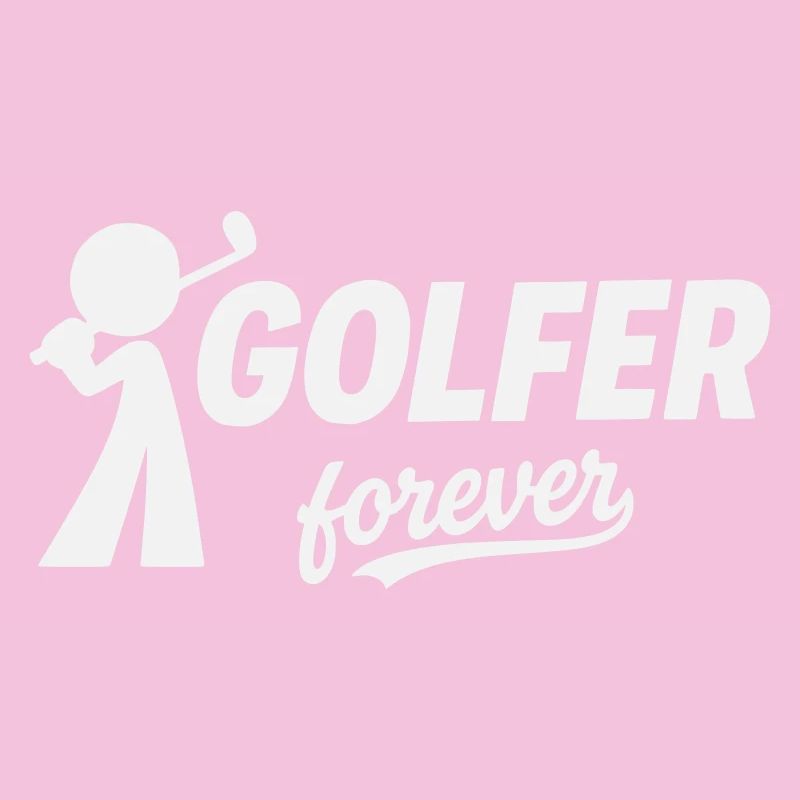 Golf, Golfer Forever Silhouette