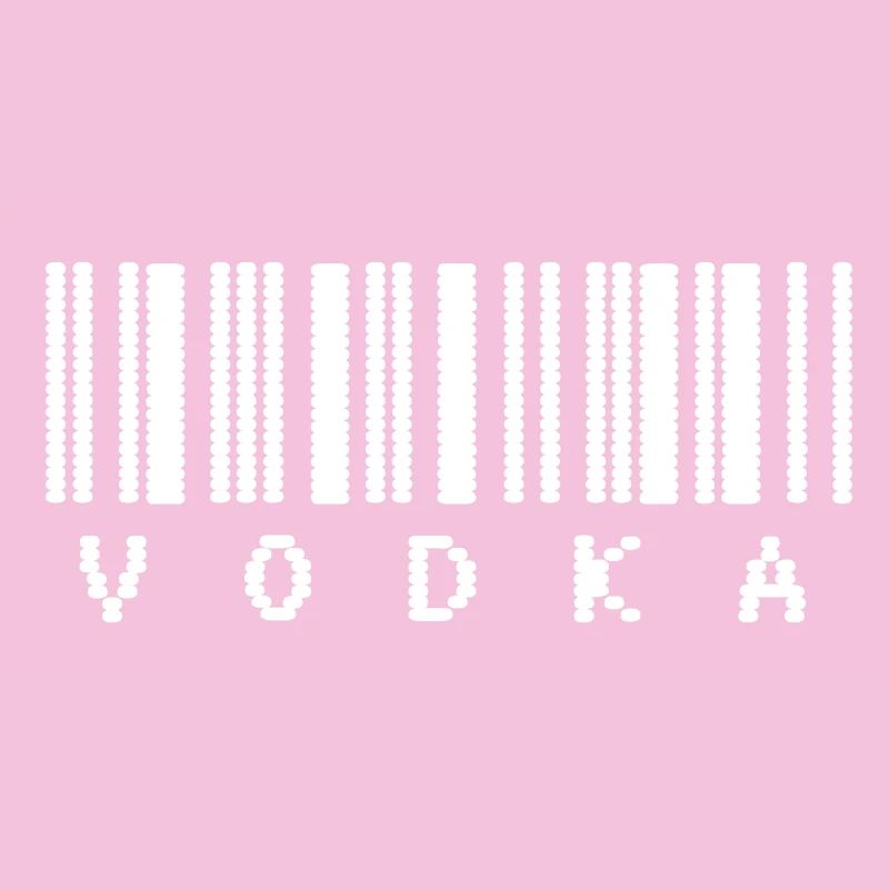 Vodka Barcode Typography