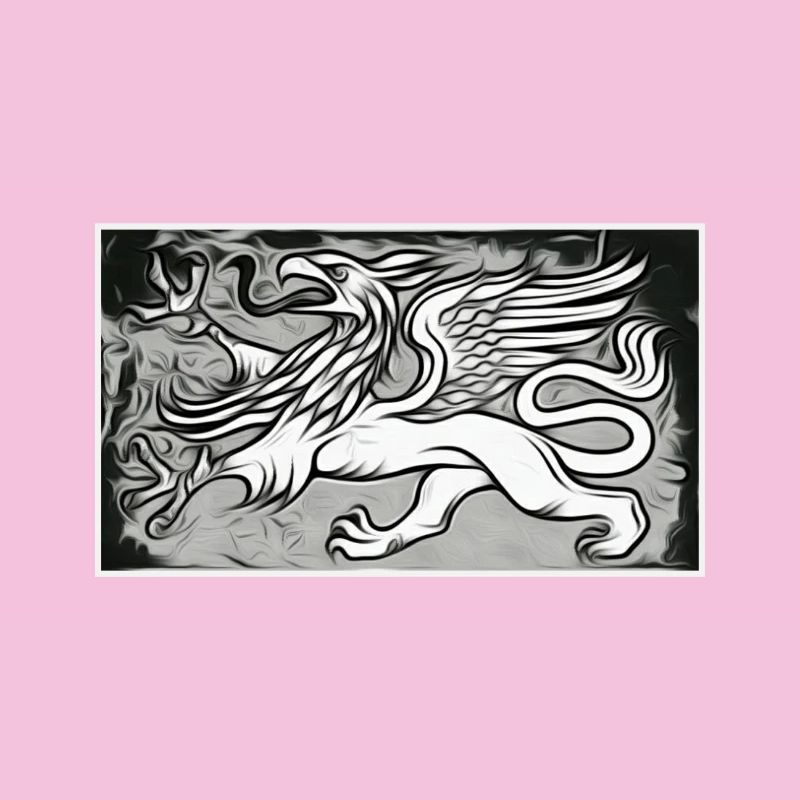 Un griffon en gris