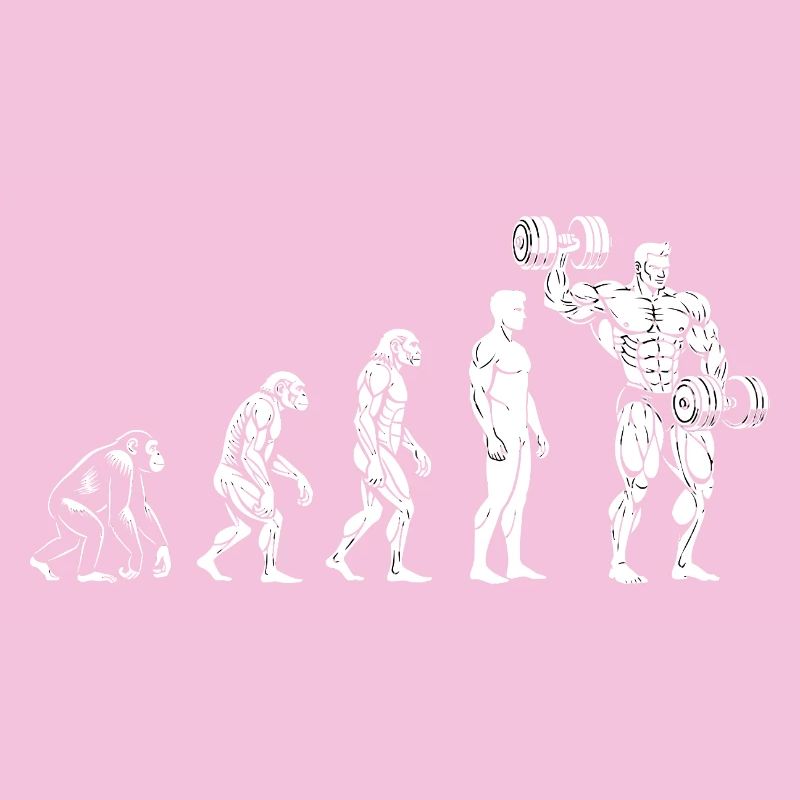 Evolution to muscle training Fitness weight training