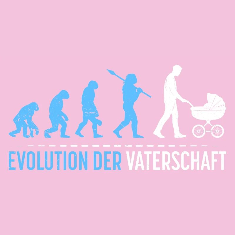 Werdender Vater EVOLUTION DER VATERSCHAFT Lustig