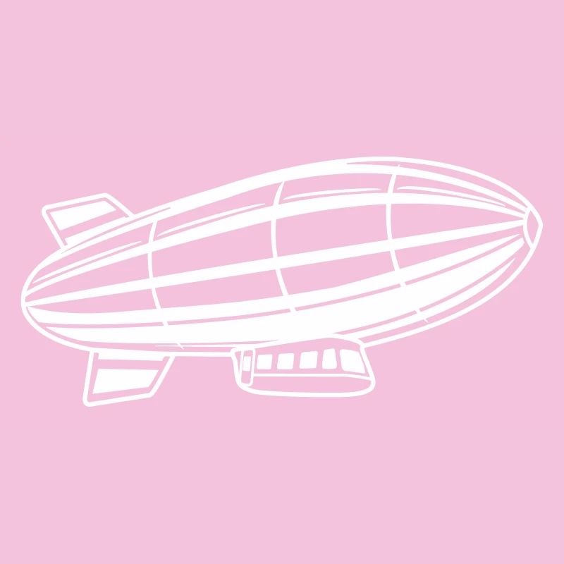Silhouette de dirigeable Zeppelin
