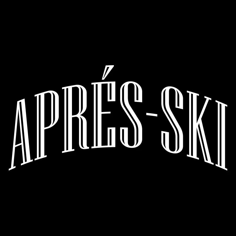 Apres Ski Schriftzug