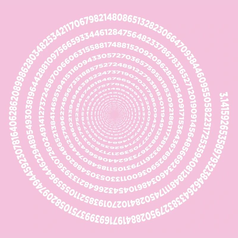 Drôle Pi Day Spiral Pi Math Tee pour Pi Jour 3 14