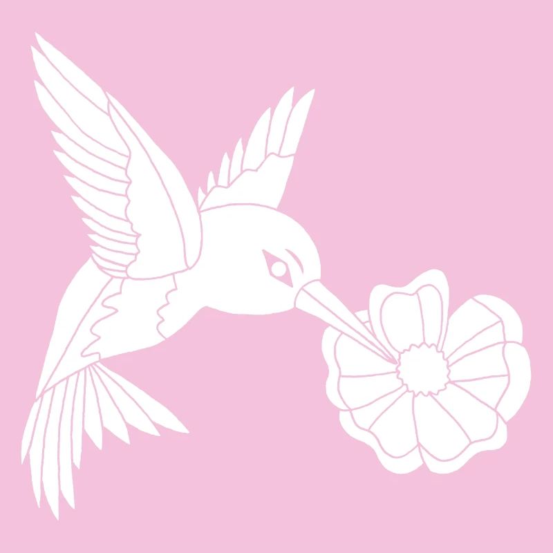 White Foraging Bird