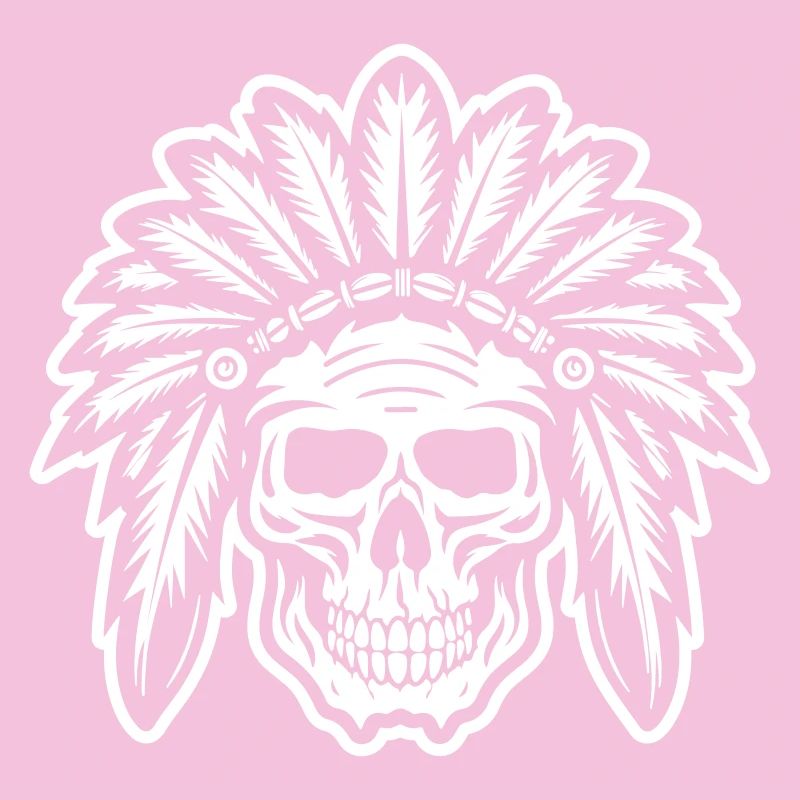 Chef de crâne indien