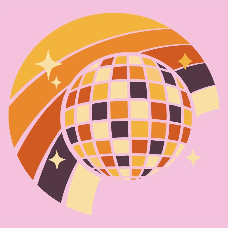 Disco Ball Retro Party 80s Gift