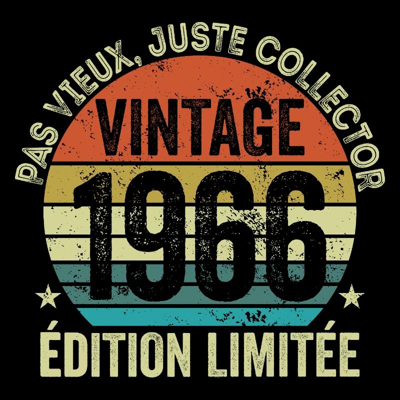 Vintage 1966 Édition Limitée Cadeau Anniversaire