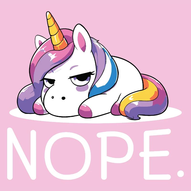 Nickerndes Einhorn NOPE