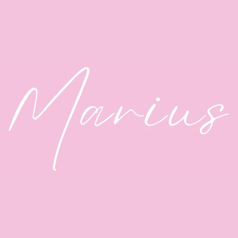 Marius Name T-Shirt Gift for Men