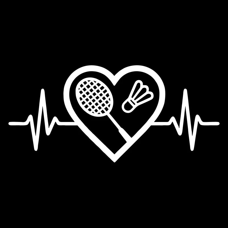 Cœur + Badminton – Passion Badminton