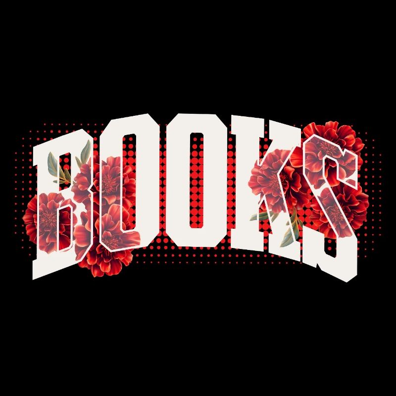 Blood Red Flowers Typo