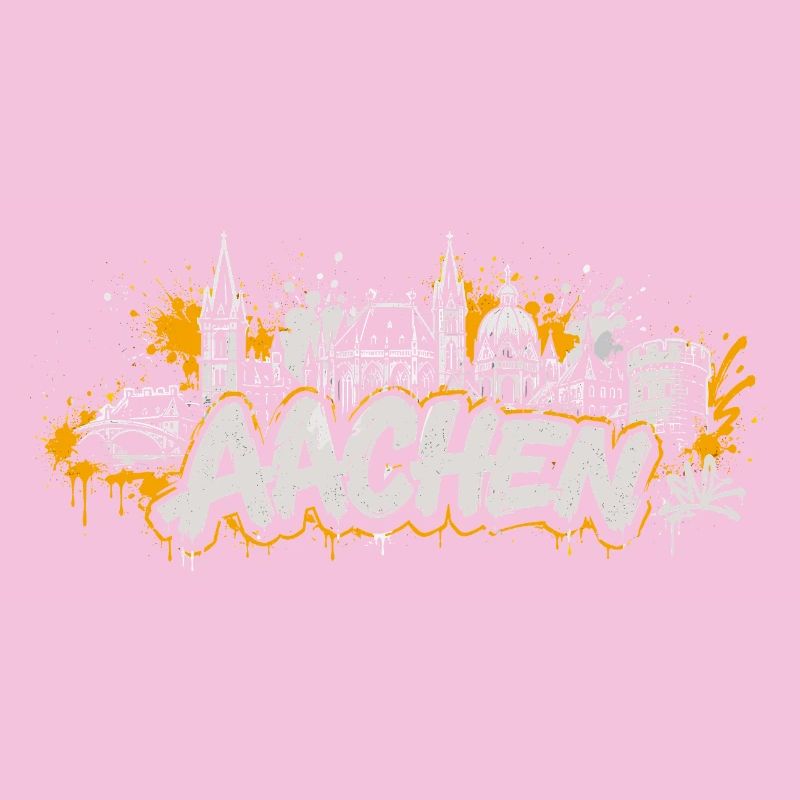Aachen Graffiti Skyline Shirt
