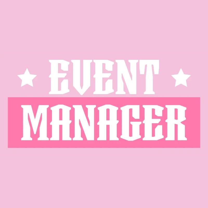 Event Manager rosa tshirt schwarz