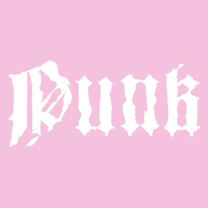 Punk Grunge Gothic Typography Design