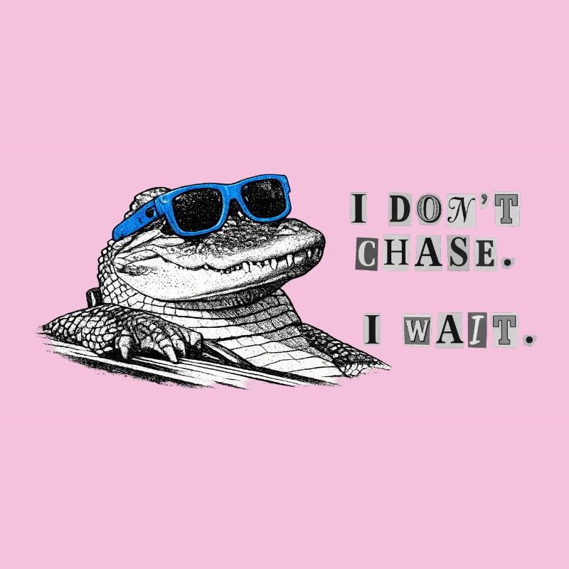 Ne cours pas après. Attends. – Mème de l’alligator cool