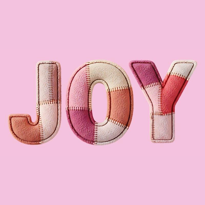 Joy Freude Patchwork Geschenk Frauen