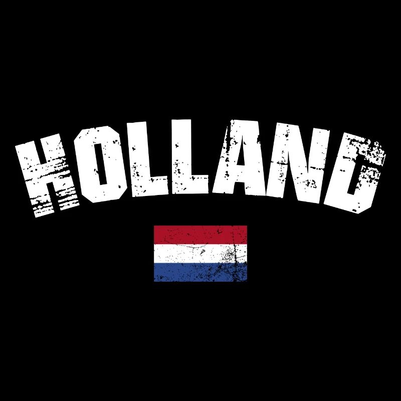 Typographie dégradée de Holland