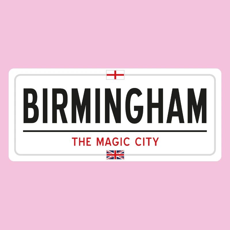 Panneau de nom de lieu de Birmingham