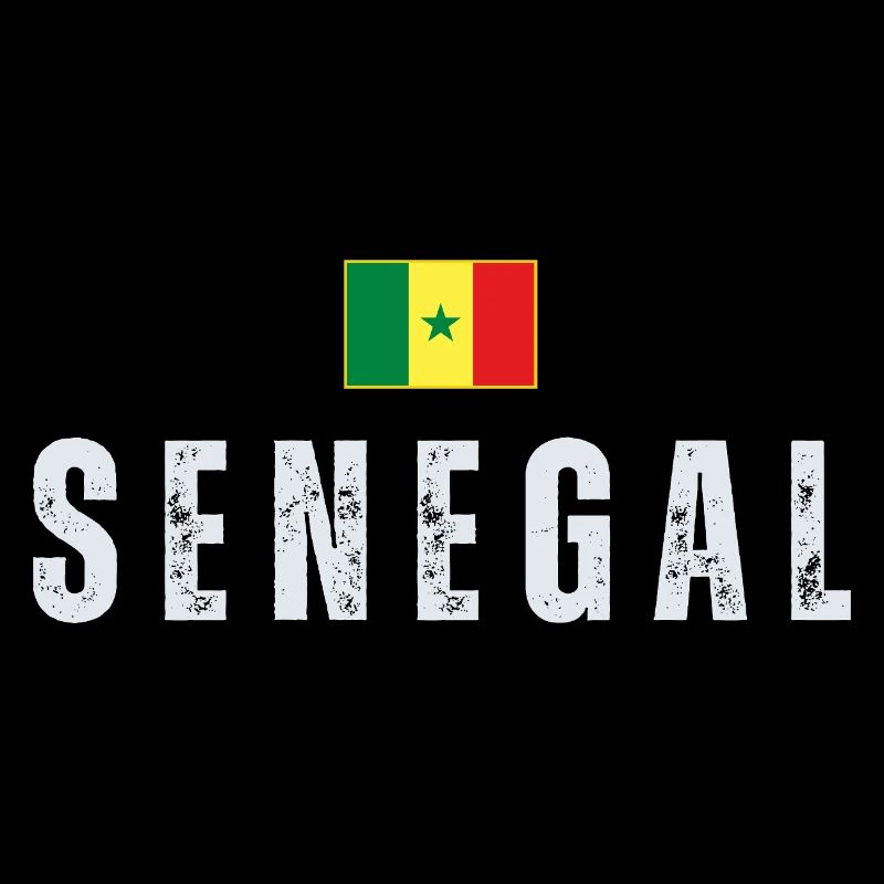 Drapeau sénégalais, fier Sénégalais