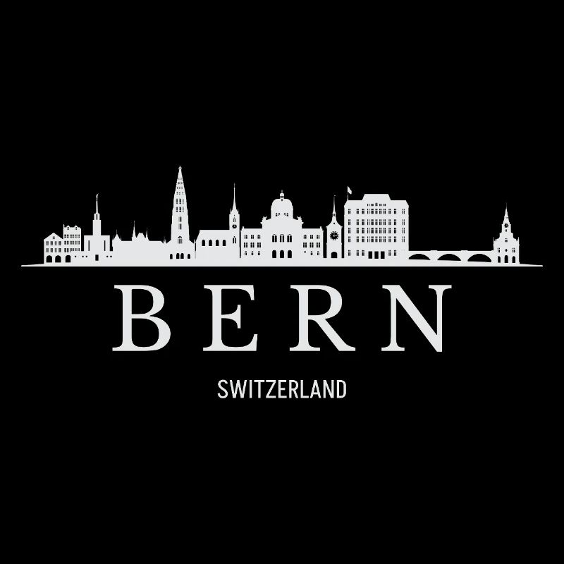 Silhouette de Berne, Berne Suisse