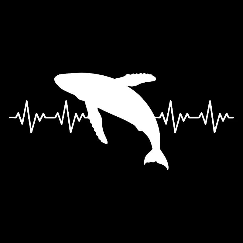 Battement cardiaque ECG de baleine