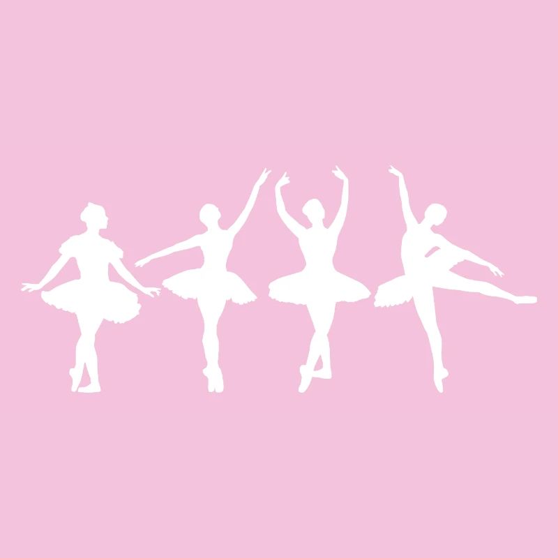 Fille de ballet drôle qui danse