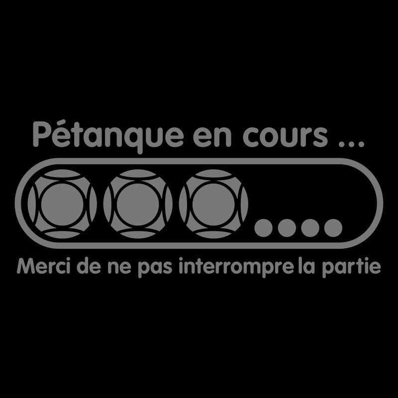 Pétanque en cours