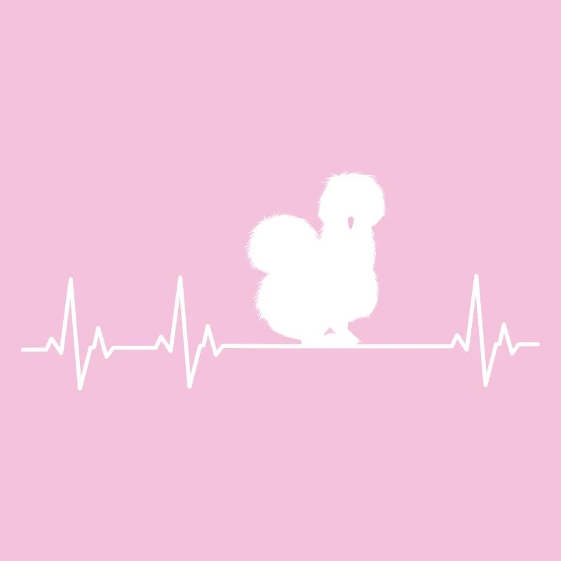 Heartline silk hen