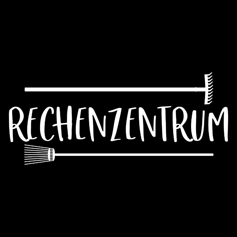 Rechenzentrum / Lustiges Garten, Gärtner Motiv