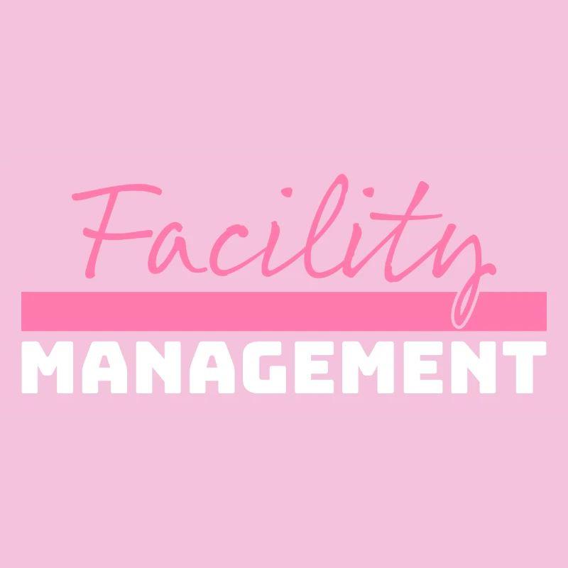 Tshirt Facility Management rose blanc