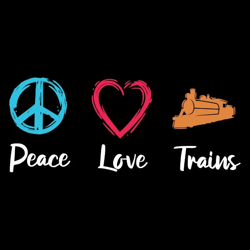 Peace Love Trains