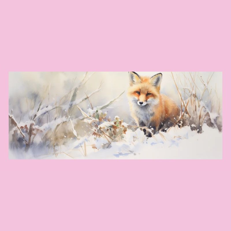 Fox Landscape Snow