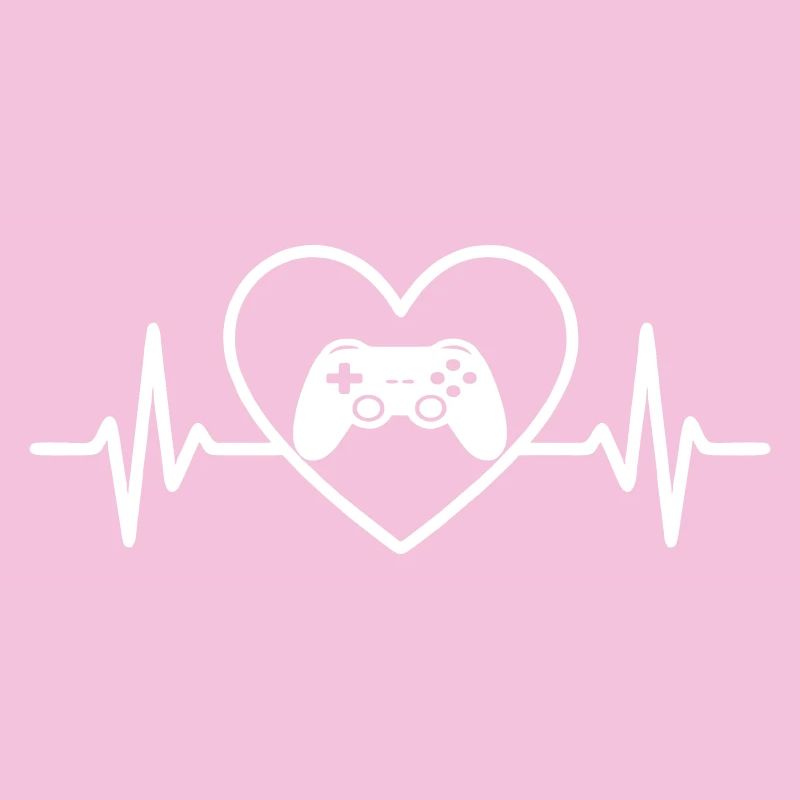 Video Games Gamer Heart Controller
