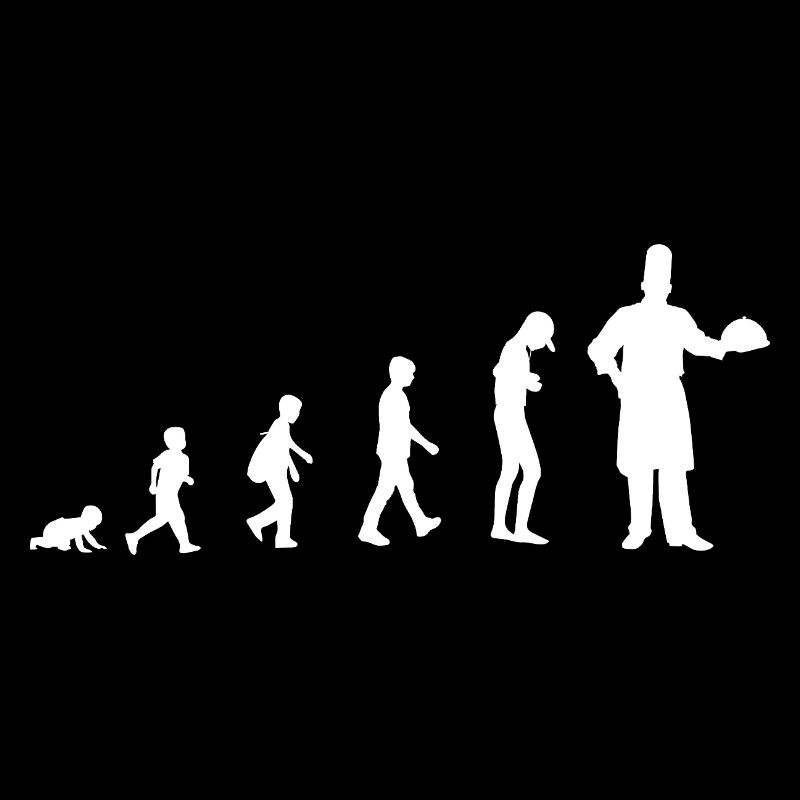 Evolution vom Baby zum Koch / Restaurant