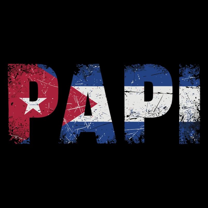 Papa Drapeau de Cuba Papa Vintage
