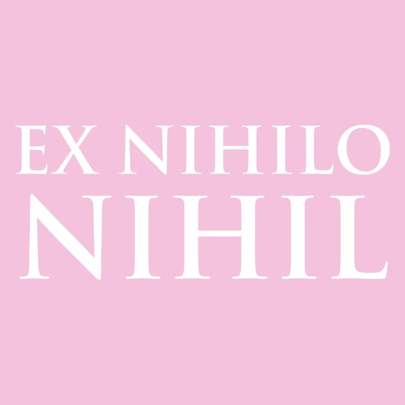 Ex nihilo nihil